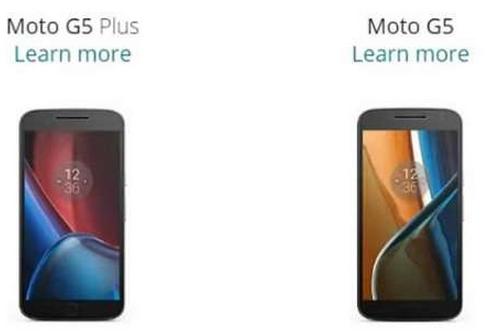 Moto G5 и G5 Plus получат дизайн предшественников