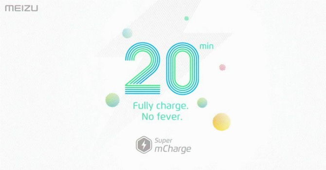Meizu Super mCharge зарядит смартфон всего за 20 минут